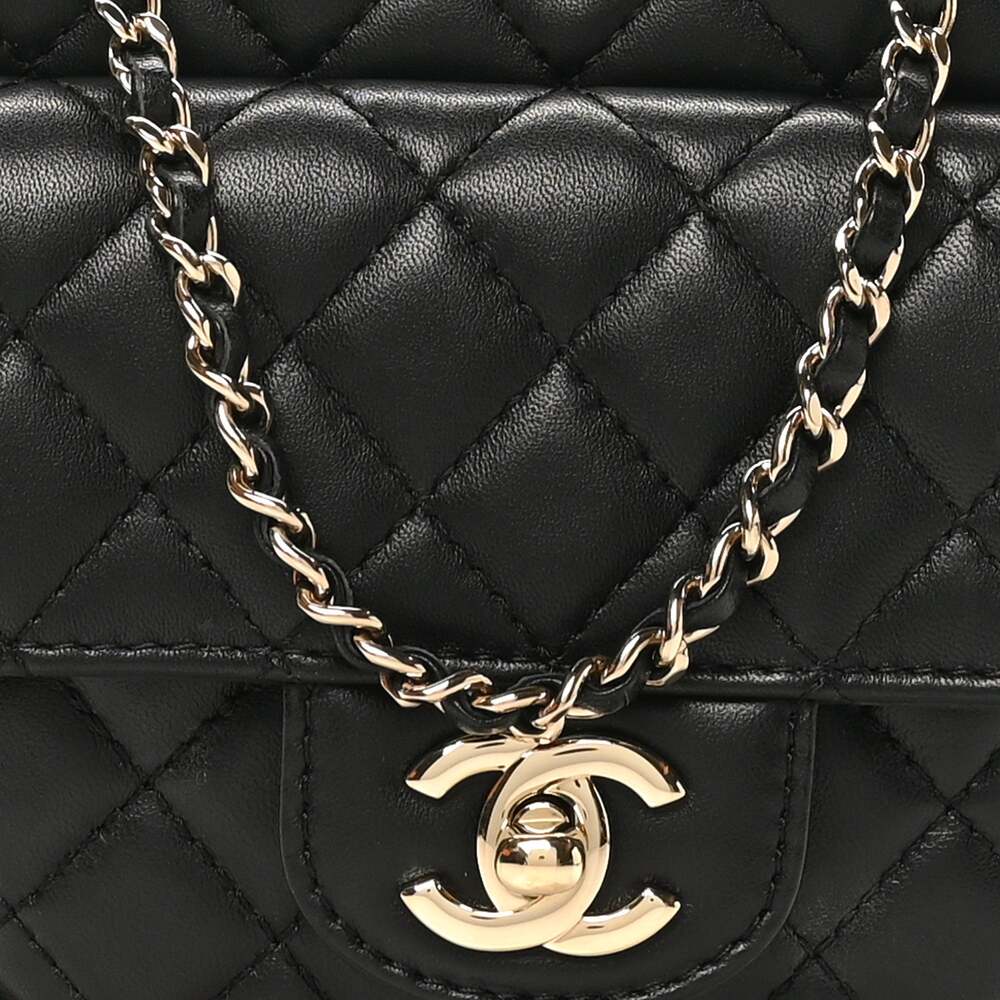 Chanel Lambskin Quilted Cc In Love #295125C73B - Picture 8 of 10